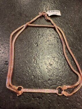 Henri Bendel Rose Gold necklace